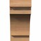 Ekena Millwork Mediterranean Rough Sawn Rafter Tail, Western Red Cedar, 6"W x 12"H x 16"L RFT06X12X16MED00RWR - alternate 2